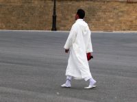 Wache des Königs ganz in Weiss