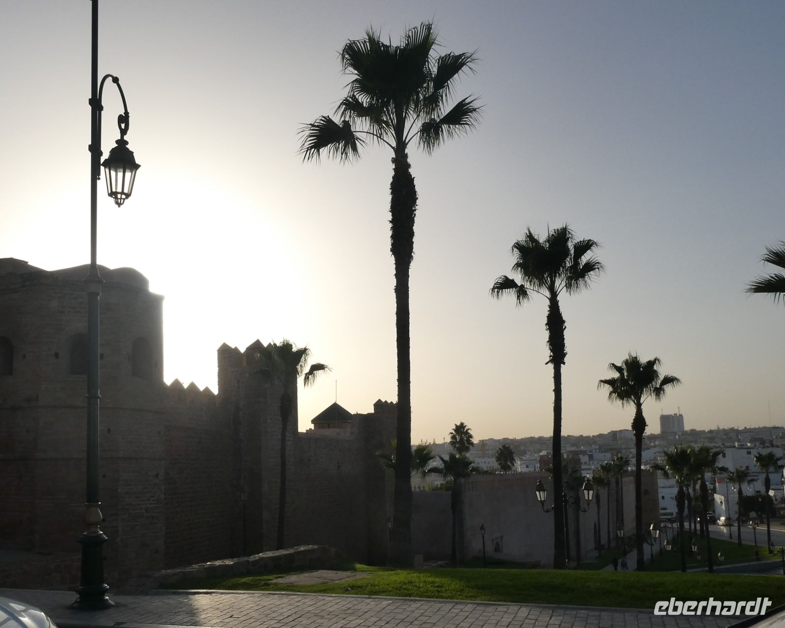 am Morgen vor der Kasbah Oudaya