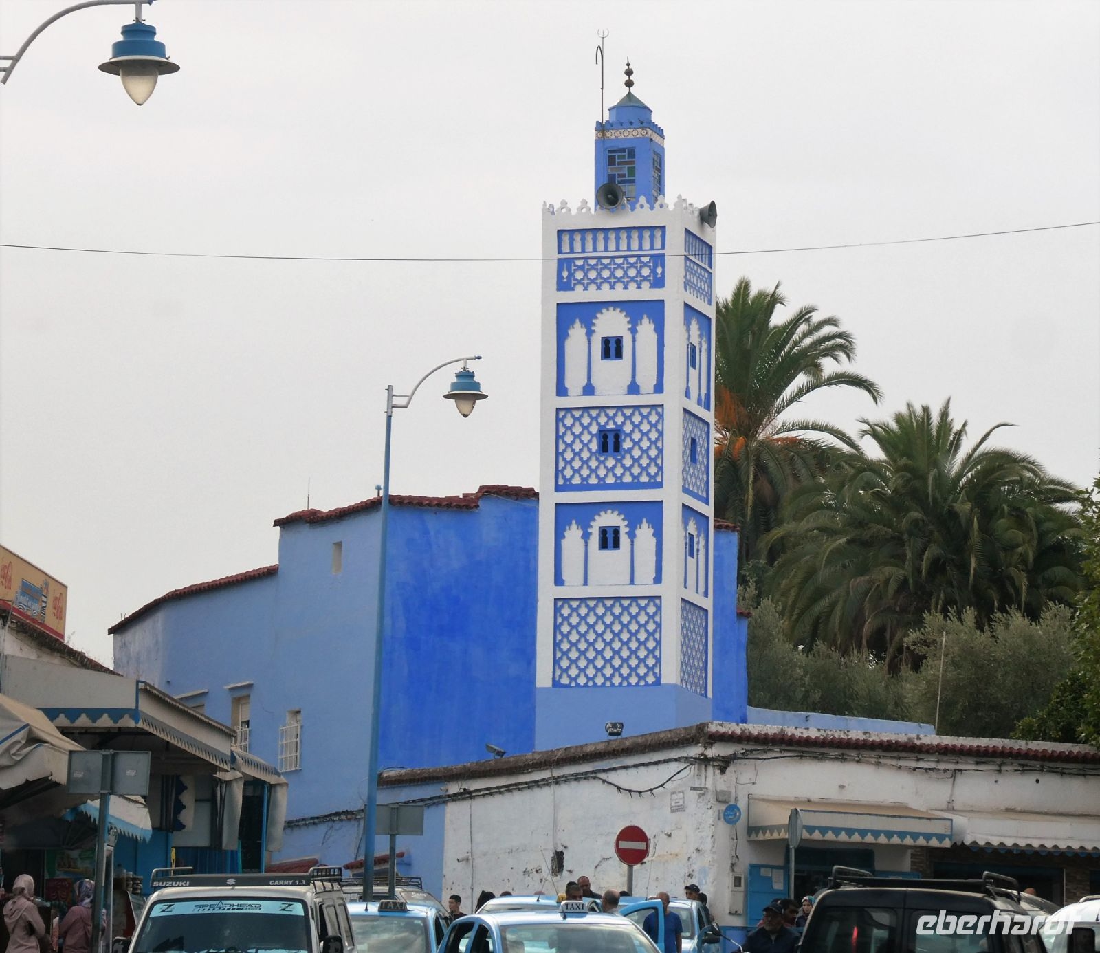 eine der Moscheen in blau