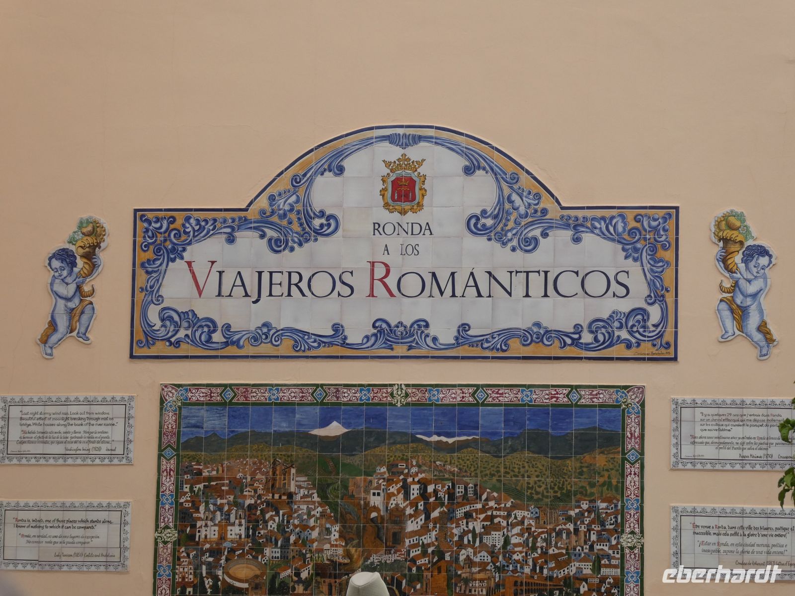 Erinnerung an die romantischen Reisenden