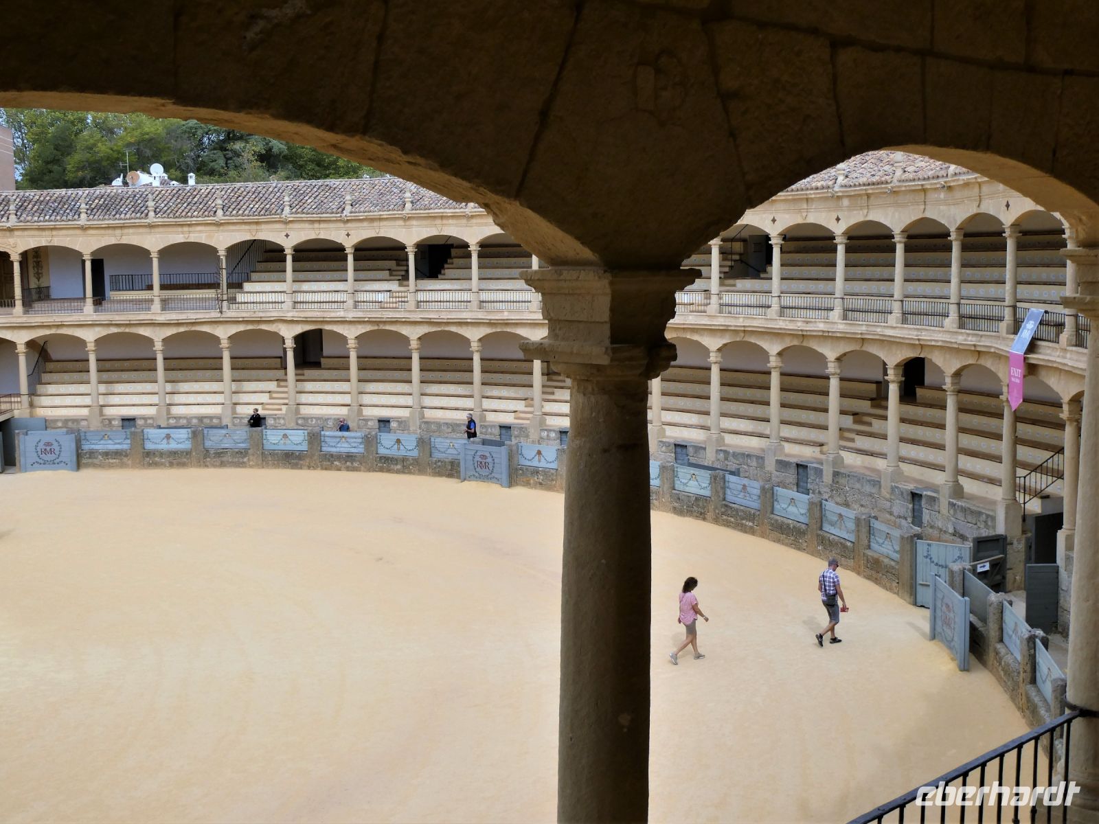 in der Stierkampfarena von Ronda