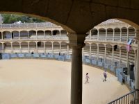 in der Stierkampfarena von Ronda