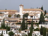 Blick zur Plaza und Kirche St.Nicolas