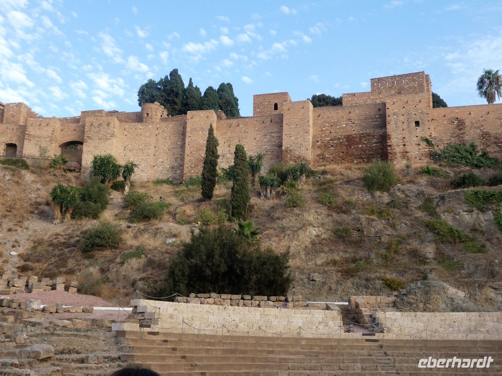 alte arabische Festung von Malaga und römisches Theater