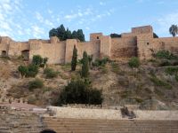 alte arabische Festung von Malaga und römisches Theater