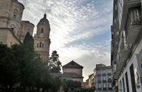 an der Kathedrale von Malaga