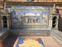 Mosaik von Caceres am Spanischen Platz