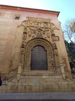 Gotisches Portal der alten Kathedrale von Málaga und vormaligen Moschee