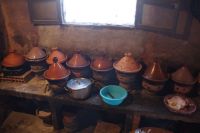 In der Küche stehen die Tadjines