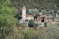 Lehmhäuser im Ourika-Tal 