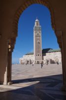 Die Moschee Hassans II. 