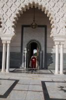 Wache am Grab des 1999 verstorbenen Königs