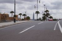 Kasbah Ouadaias und Tour Mohammed VI, das derzeit 3.höchste Gebäude Afrikas - alt und modern 