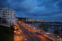Blick in Richtung der Altstadt von Tanger