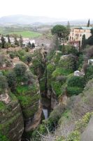 Der Guadalevin (wadi 'l-laban) im Tajo de Ronda (von taliare, schneiden) 