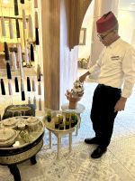 Ein herzliches Willkommen mit Minztee - natürlich!