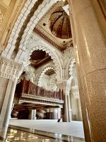 Casablanca - Moschee Hassan II - oben ist der Frauenbereich 