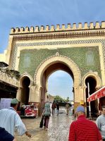 Fes - das blaue Tor ist innen grün