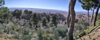 Alhambra und Albaicín von der Silla del Rey Moro aus gesehen 
