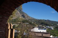 Blick von der Kasbah Chefchouen ins Gebirge 