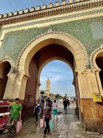 Fes - das blaue Tor ist innen grün