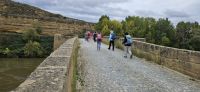über die mittelalterliche Ebro Brücke