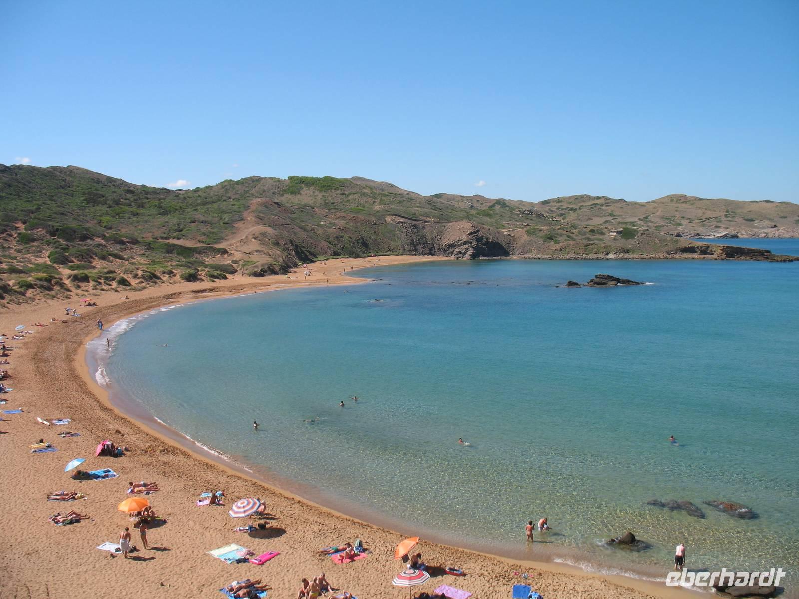 Wanderung von Cala Tirant an den Strand von Binimel-lá