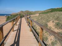 Wanderung von Cala Tirant an den Strand von Binimel-lá