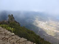 Kanaren, El Hierro, Mirador Jinama, Blick nach El Golfo
