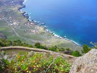 Kanaren, El Hierro, Blick ions Golftal