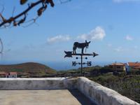 Kanaren, El Hierro, Echedo, alte Wetterfahne