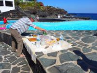 Kanaren, El Hierro, La Caleta, Picknick