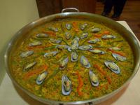 Kanaren, El Hierro, Paella zum Abendessen