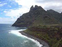 Kanaren, Teneriffa, Küste bei Punta Hidalgo