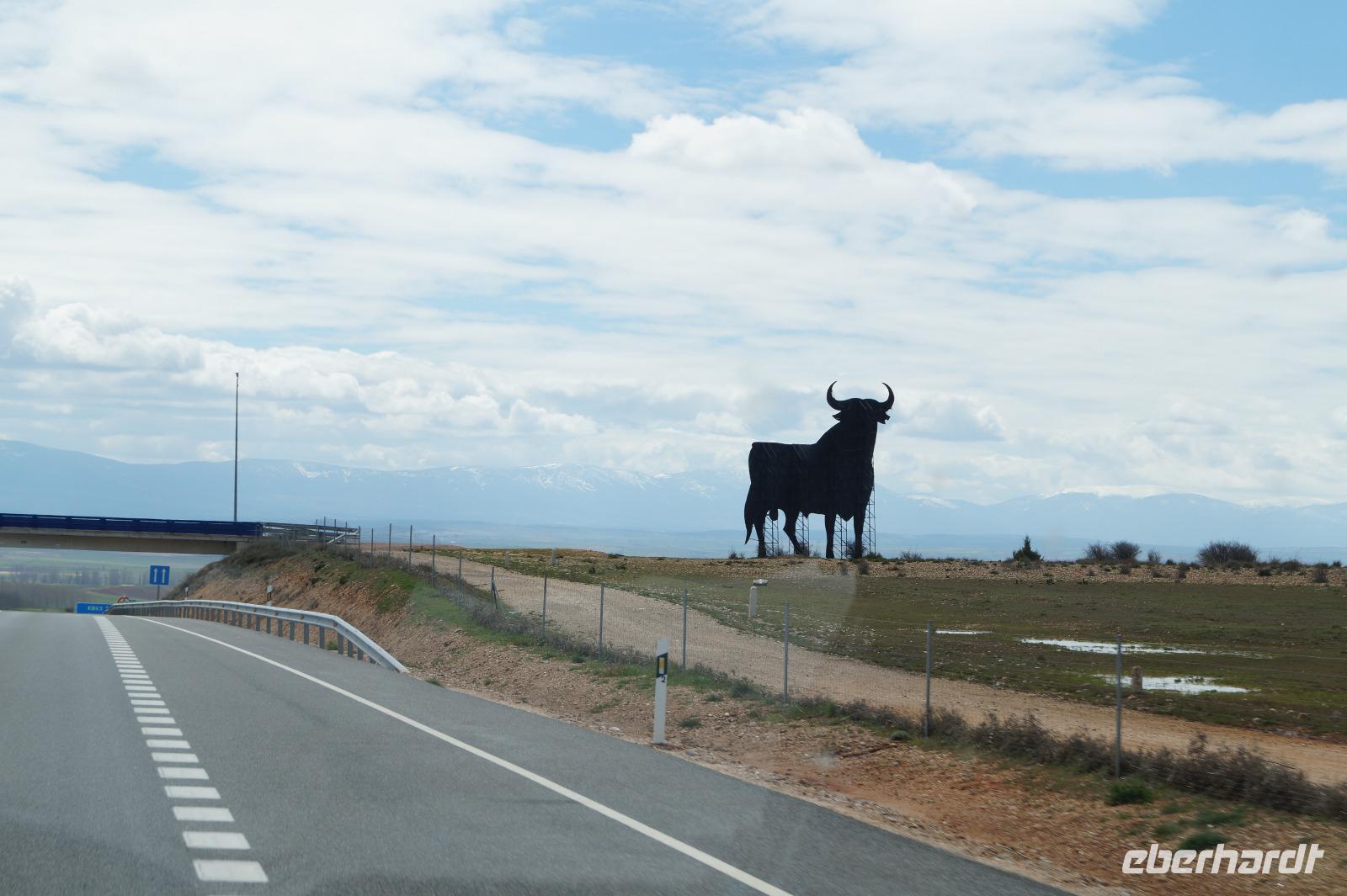 Auf dem Weg Richtung Sierra de Guadarrama (< wadi ar-raml = Sandfluss)