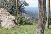 Neo-romanisches Kloster am Berg von Montserrat