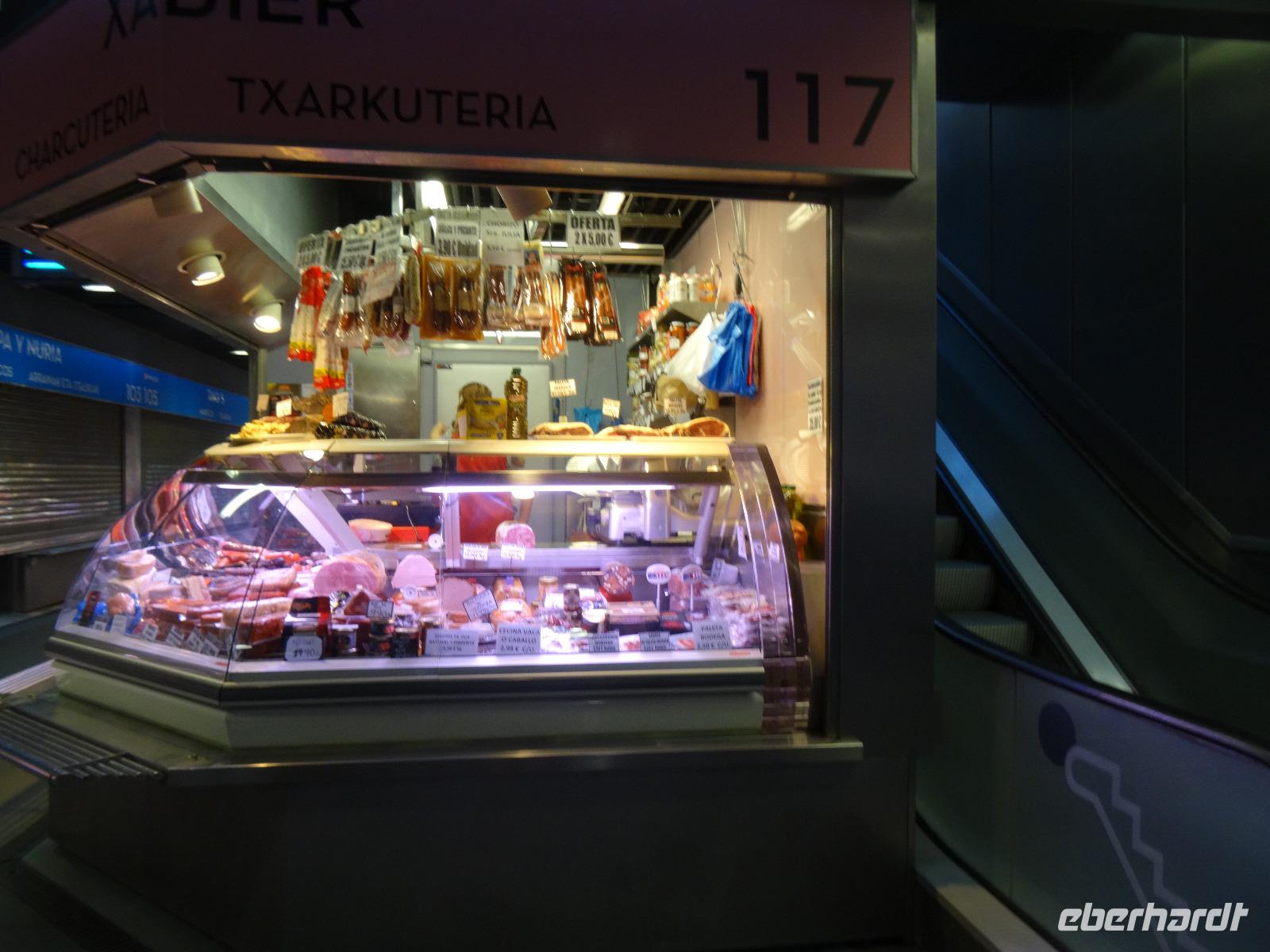 Bilbaos Markthalle bietet eine reiche Auswahl an Lebensmitteln