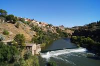 06-10-2016 Toledo, Tajo-Wehr und ehemalige Mühle (zur Elektrizitätsgewinnung) 