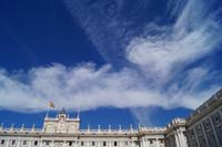 07-10-2016 Madrid, Wolkenspiele überm Königspalast