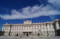 07-10-2016 Madrid, Wolkenspiele überm Königspalast
