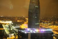 Aussicht auf dem Torre Agbar Barcelona