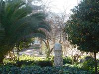 Cervantes in einem Garten - Toledo