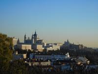 Blick auf den Königspalast in Madrid