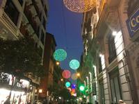 Weihnachtsbeleuchtung in Madrid