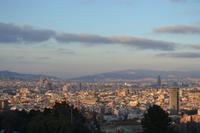 Barcelona mit der Sagrada Família und dem Torre Agbar