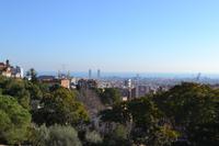 Blick vom Park Güell zum Meer