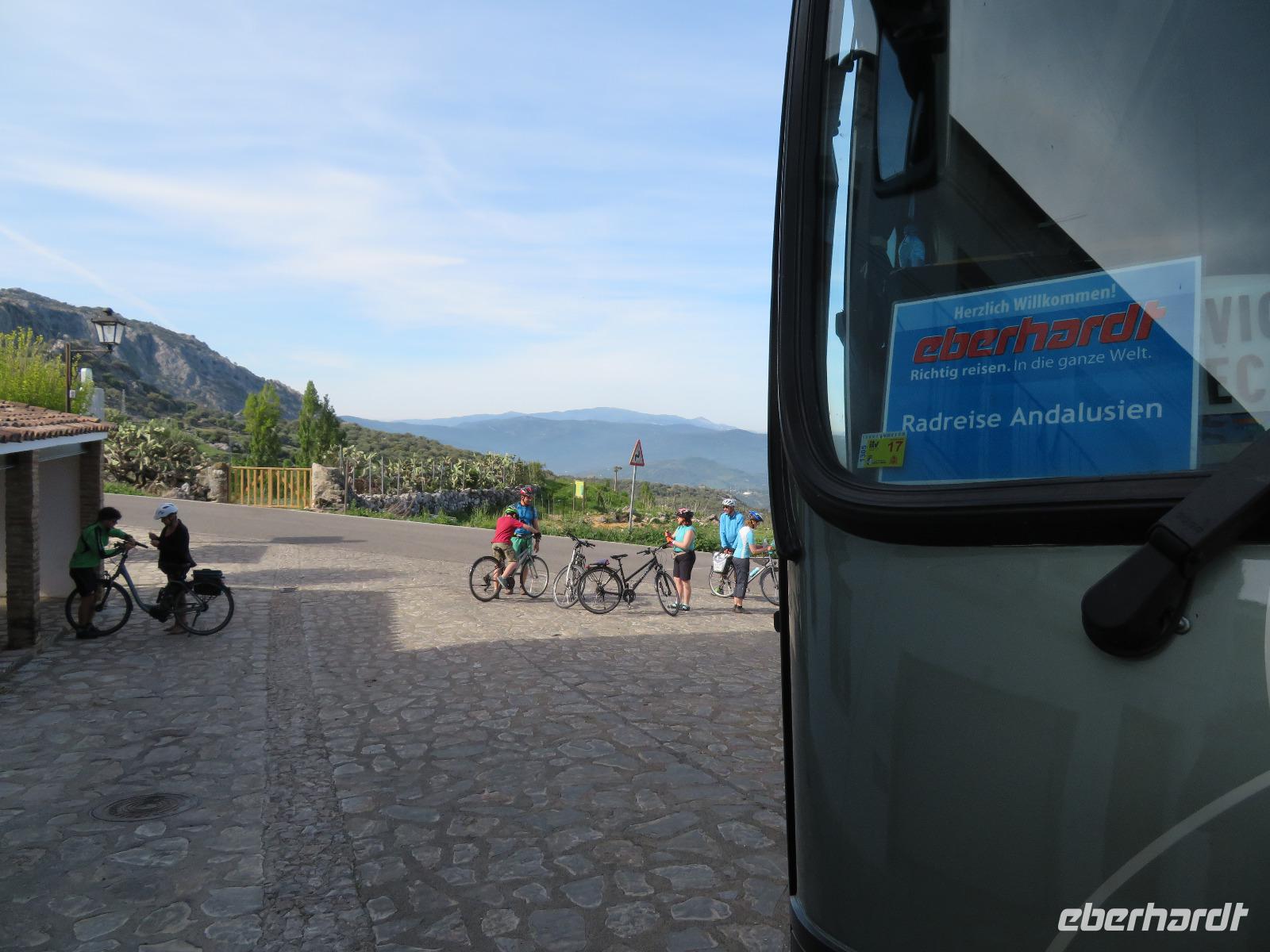 Start zu unser ersten Radtour