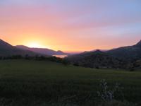 Sonnenuntergang Hotel