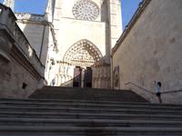Eingang zur Kathedrale in Burgos
