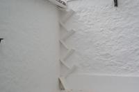 Regenwasser muss über diese Kaskaden in die Zysterne